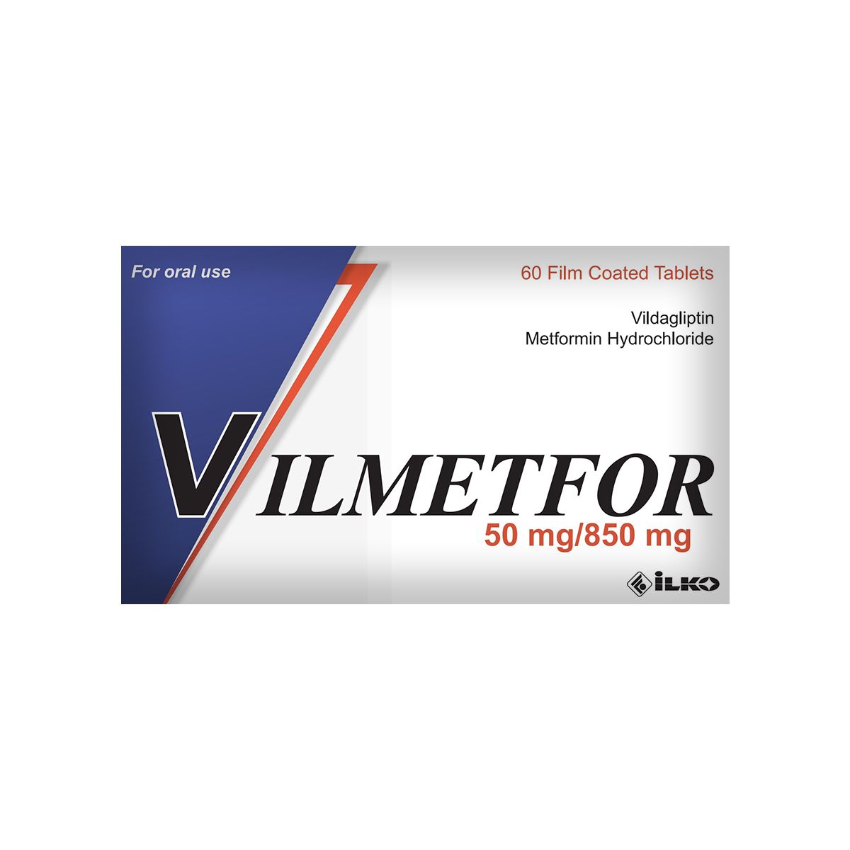 ვილმეტფორი - Vilmetfor 50მგ/850მგ 60 ტაბლეტი