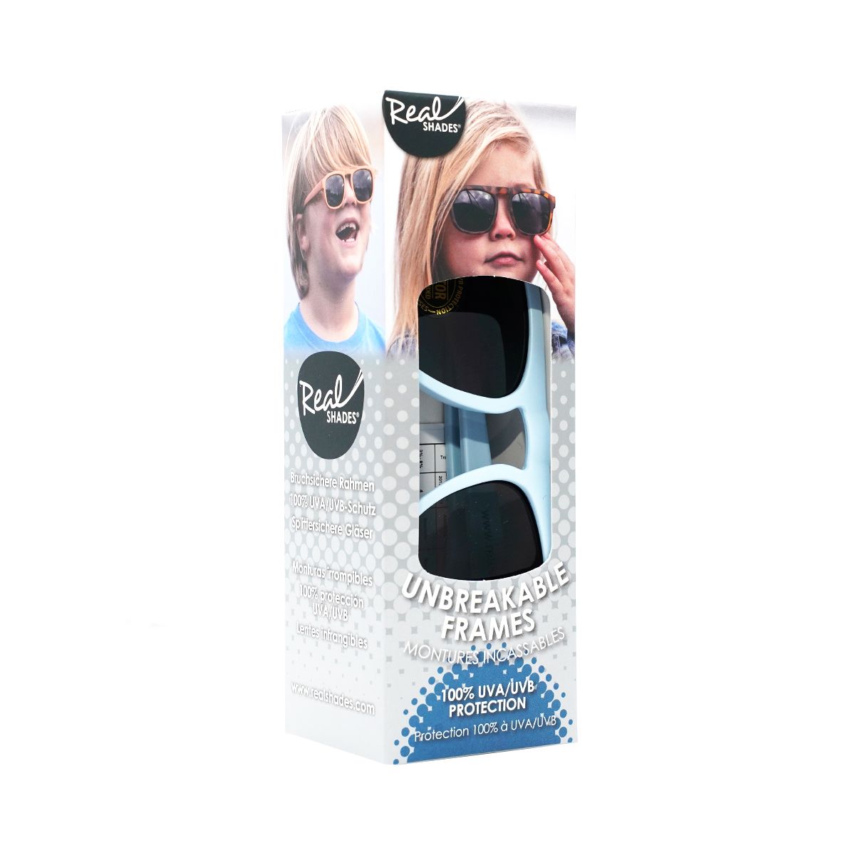 მზის სათვალე 7 წლიდან Periwinkle 8129 რეალ შეიდს - Real Shades