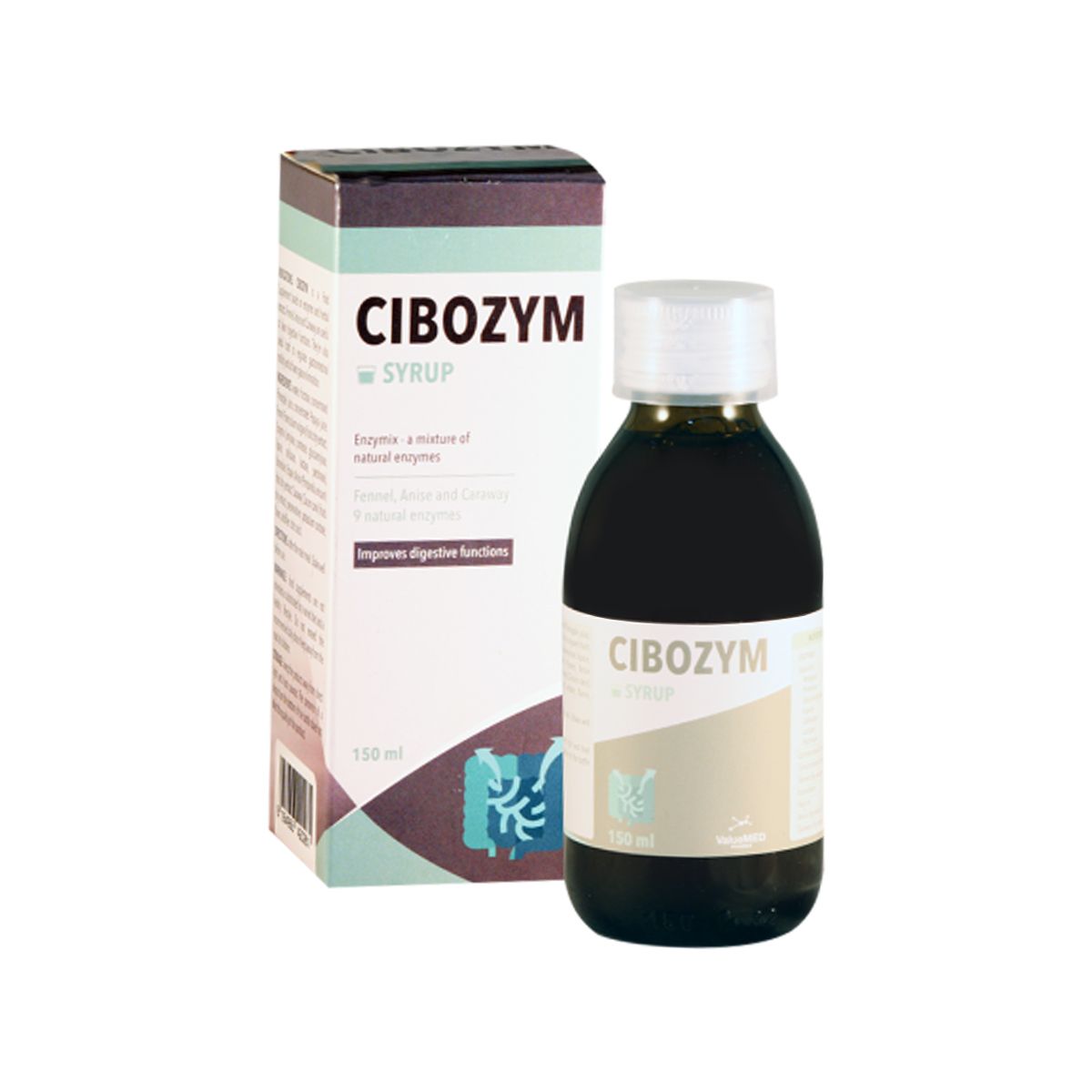 ციბოზიმი - Cibozym სიროფი 150მლ