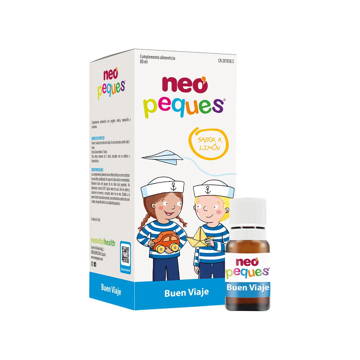 ნეო პეკეს - Neo Peques მგზავრობის 10მლ 8 ფლაკონი