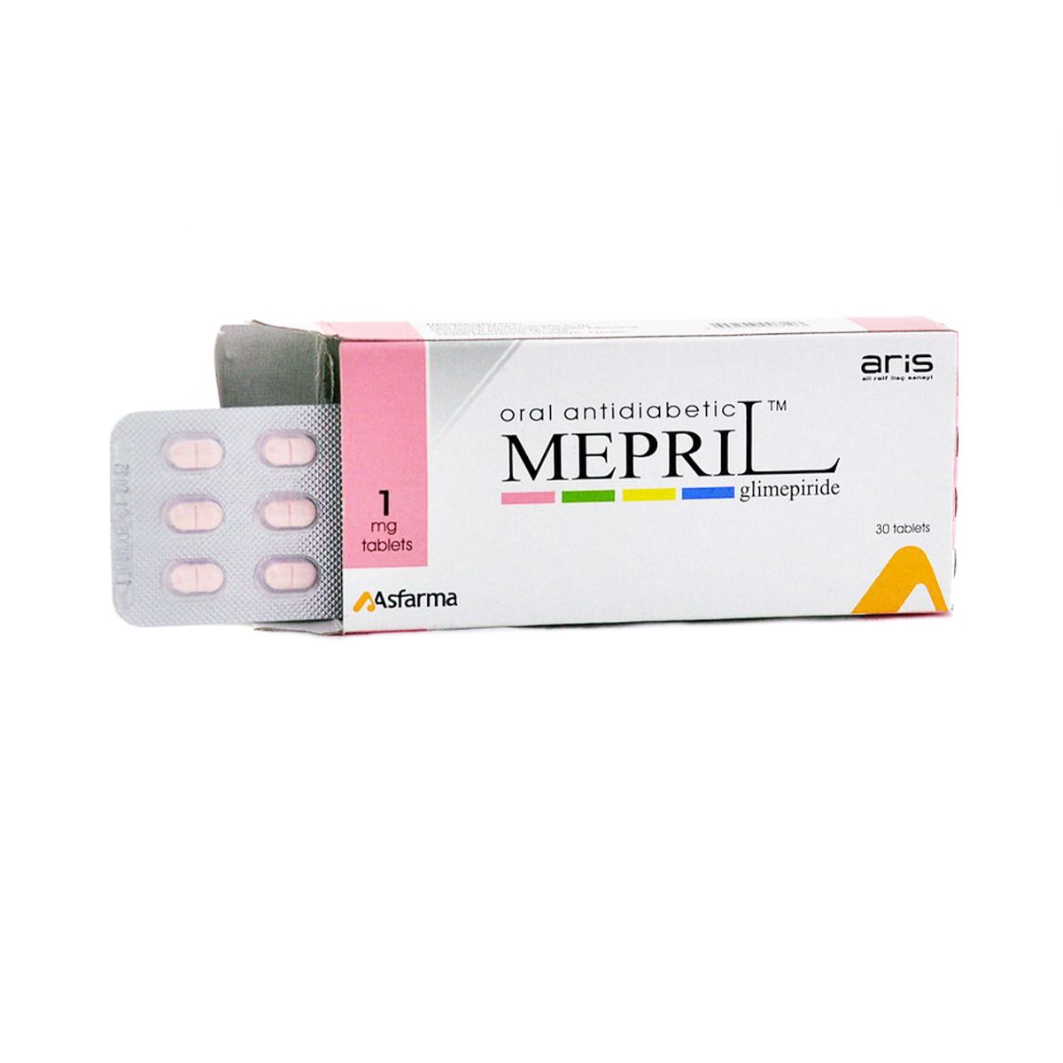 Mepril - მეპრილი 1მგ 30 ტაბლეტი