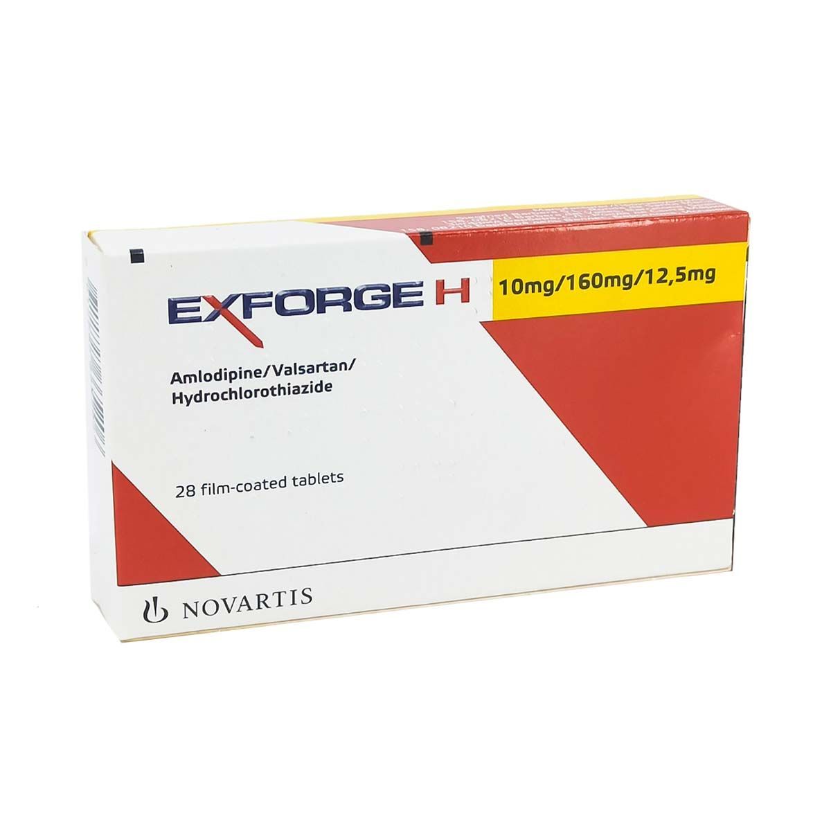 ექსფორჯი H - Exforge H 10მგ+160მგ+12.5მგ 28 ტაბლეტი