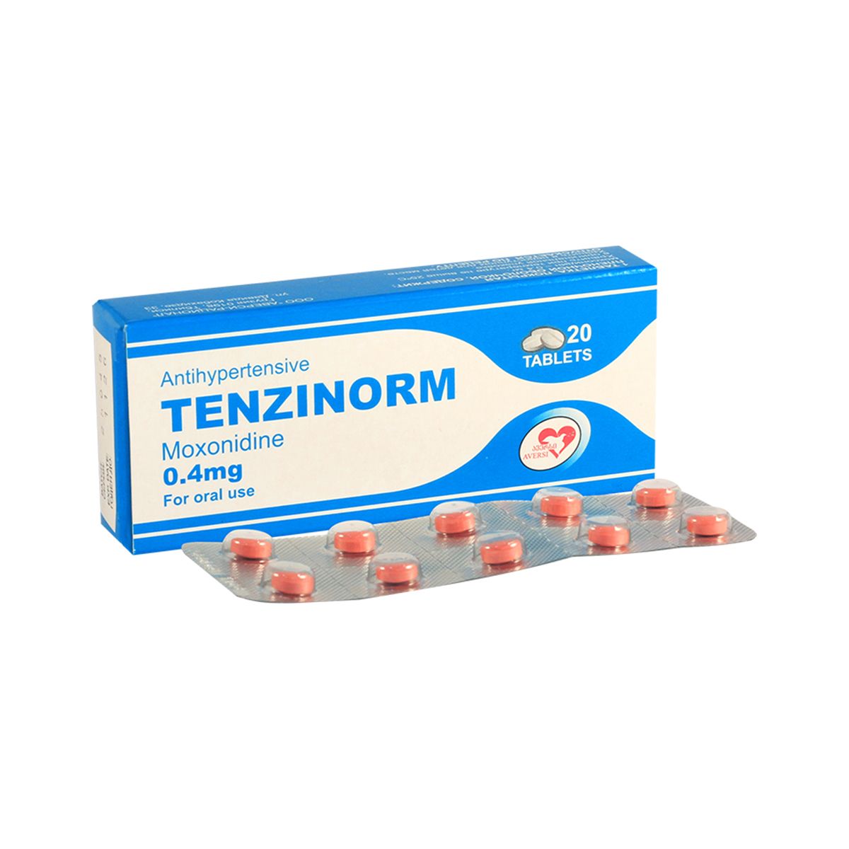ტენზინორმი - Tenzinorm 0.4მგ 20 ტაბლეტი