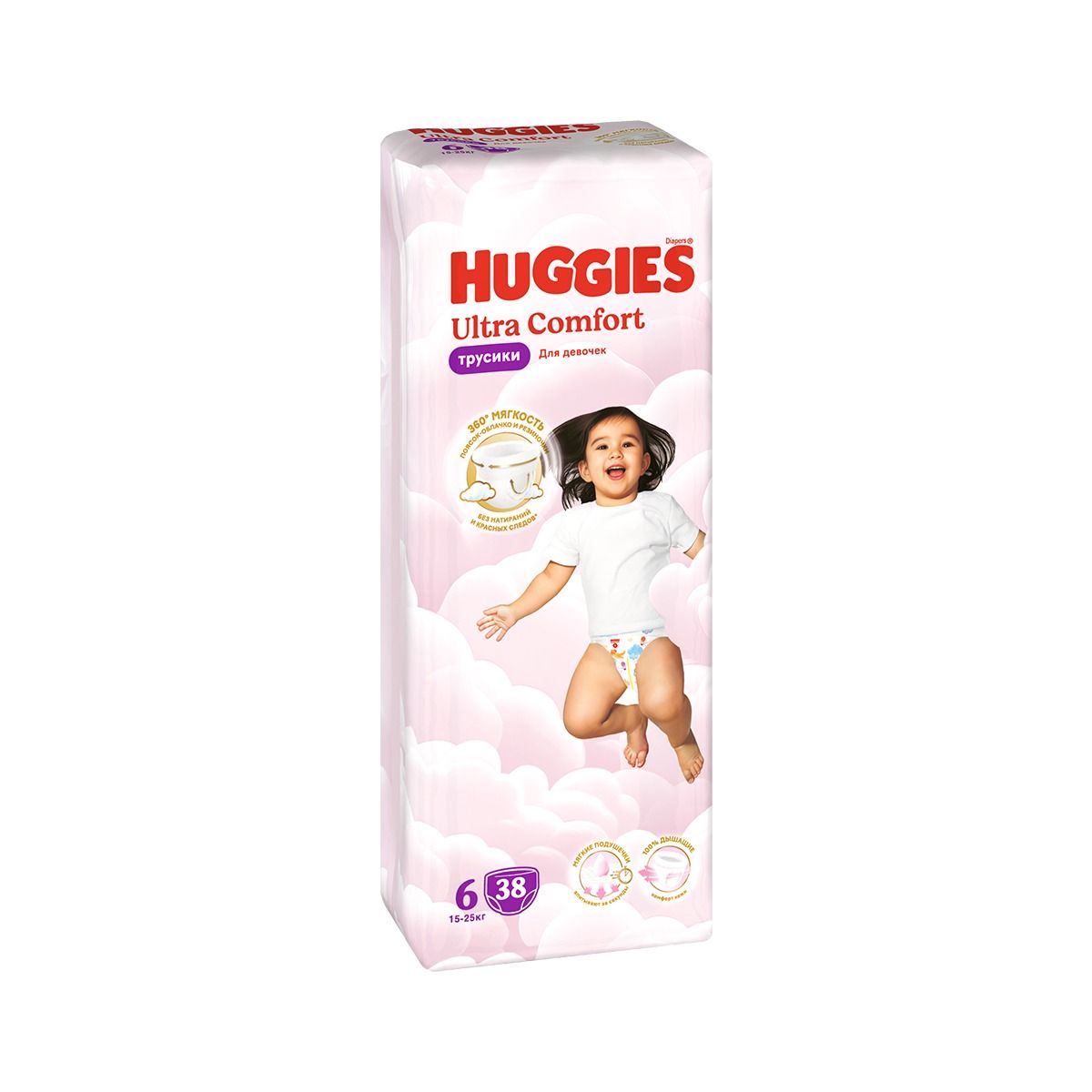 მეგა გოგოს ტრუსი 15-25 კგ 38 ცალი 1681 ჰაგისი - Huggies