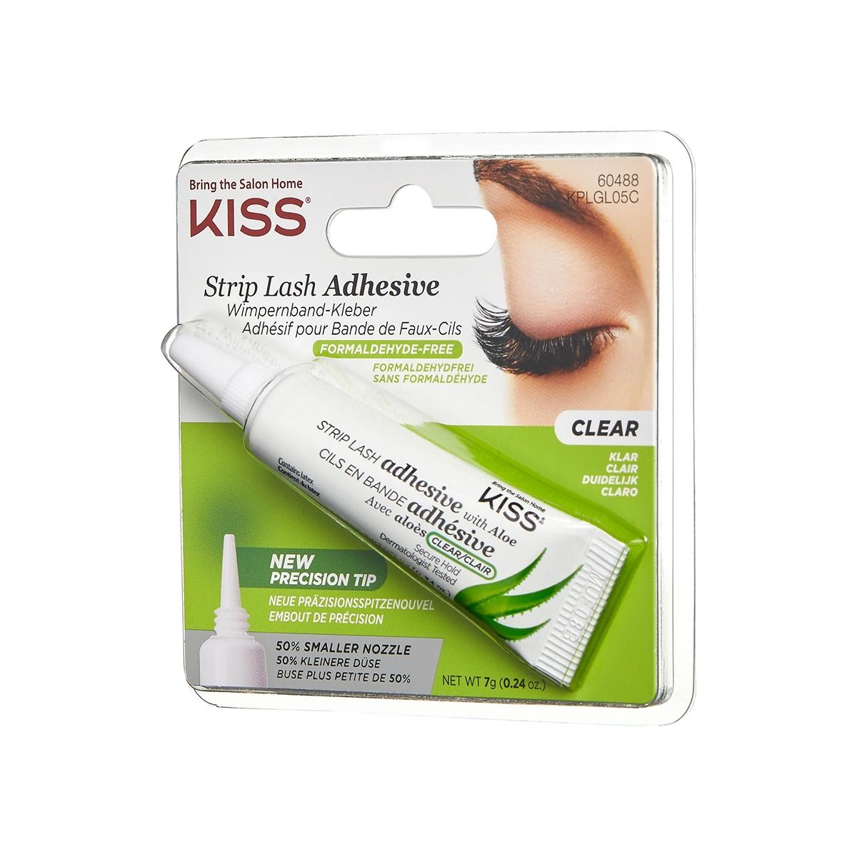 ხელოვნური წამწამების წებო Aloe Black 3250 ქისი - Kiss