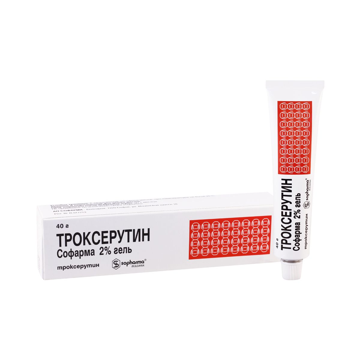 ტროქსერუტინის - Troxerutin 2% გელი 40გ