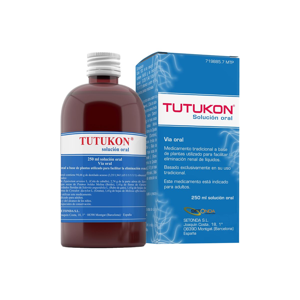 ტუტუკონი - Tutukon ხსნარი 250მლ