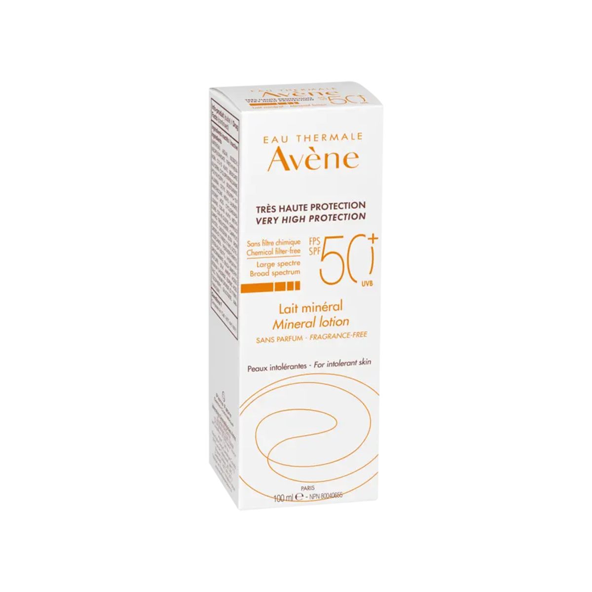 მზისგან დამცავი ლოსიონი SPF50+ 100 მლ 0152 ავენი - Avene