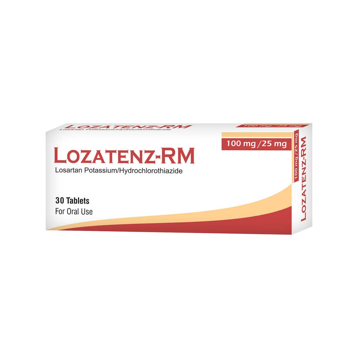 ლოზატენზი-RM - Lozatenz-RM 100/25მგ 30 ტაბლეტი