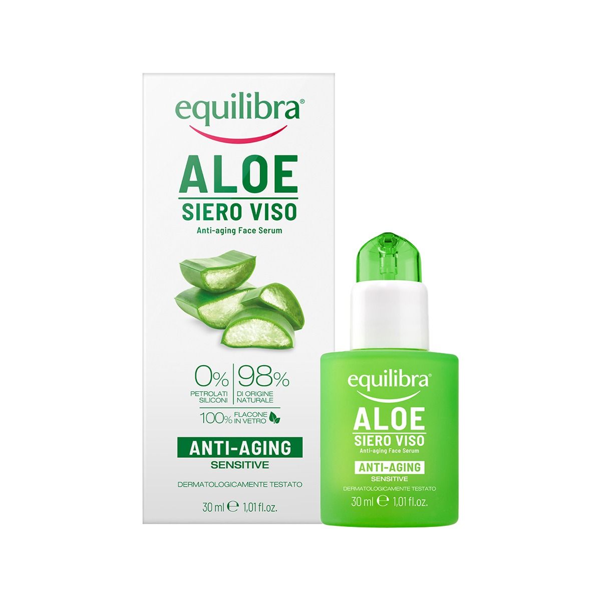 სახის შრატი ALOE 30 მლ 1339 ექვილიბრა - Equilibra