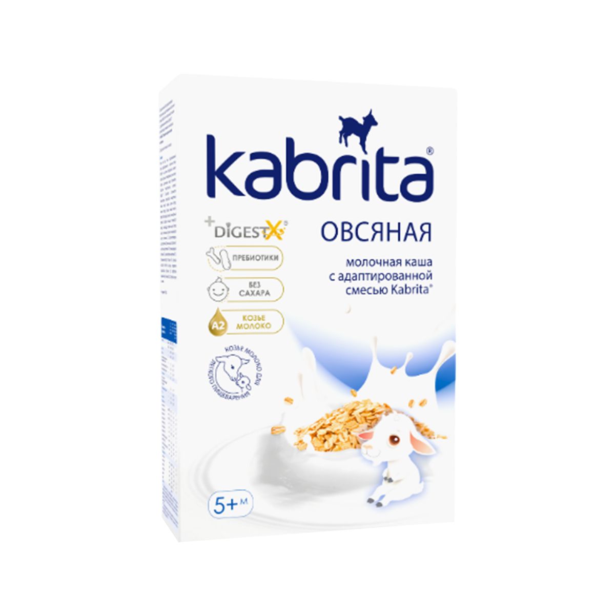 ფაფა თხის რძით შვრია 5 თვიდან 180 გ 7977 კაბრიტა - Kabrita