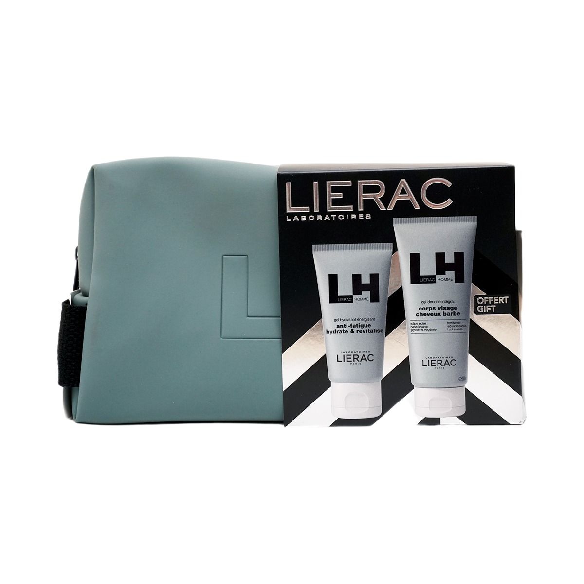 სასაჩუქრე ნაკრები Pouch Homme Hydra-Gel 25 4842 ლიერაკი - Lierac