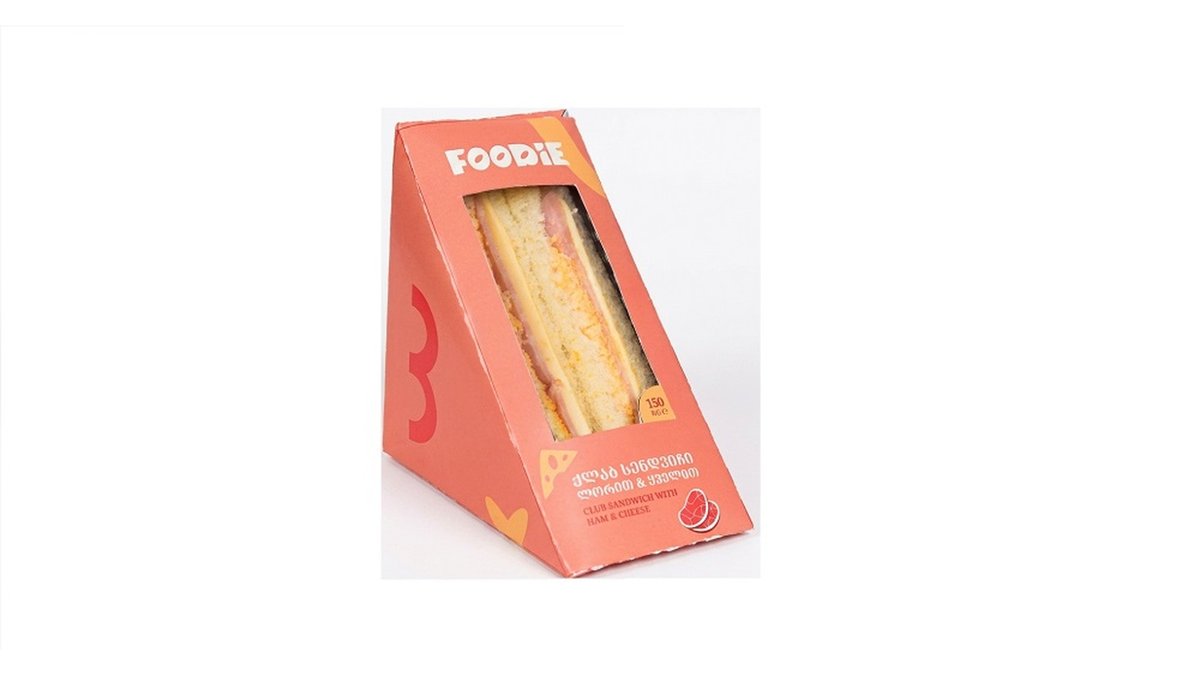 სენდვიჩი ქლაბ/ლორით და ყველით FOODIE